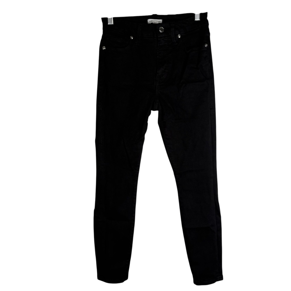 Good American Women’s 2/26 Black High Waisted Rise Skinny Jeans Stretchy Denim